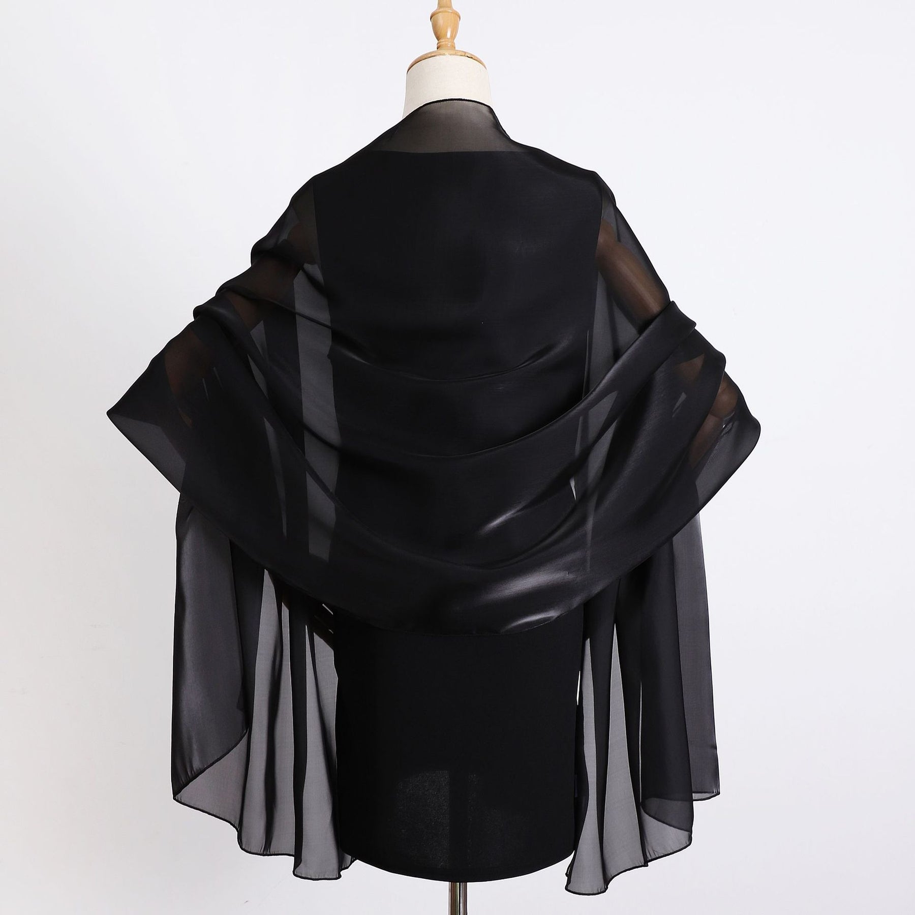 OGS01  Plain Glossy Organza Silky-Look Hijab