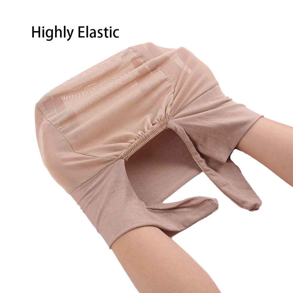 WJ072  Breathable Mesh Mercerized Cotton Hijab Cap