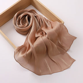 MSL348   New soft silk style bun head fashion gauze scarf travel vintage style scarf wholesale