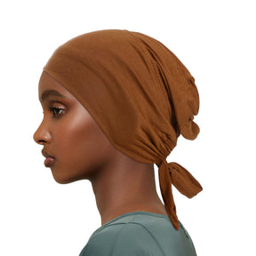 BD-01 Sombrero hijab ajustable con banda elástica, sombrero musulmán