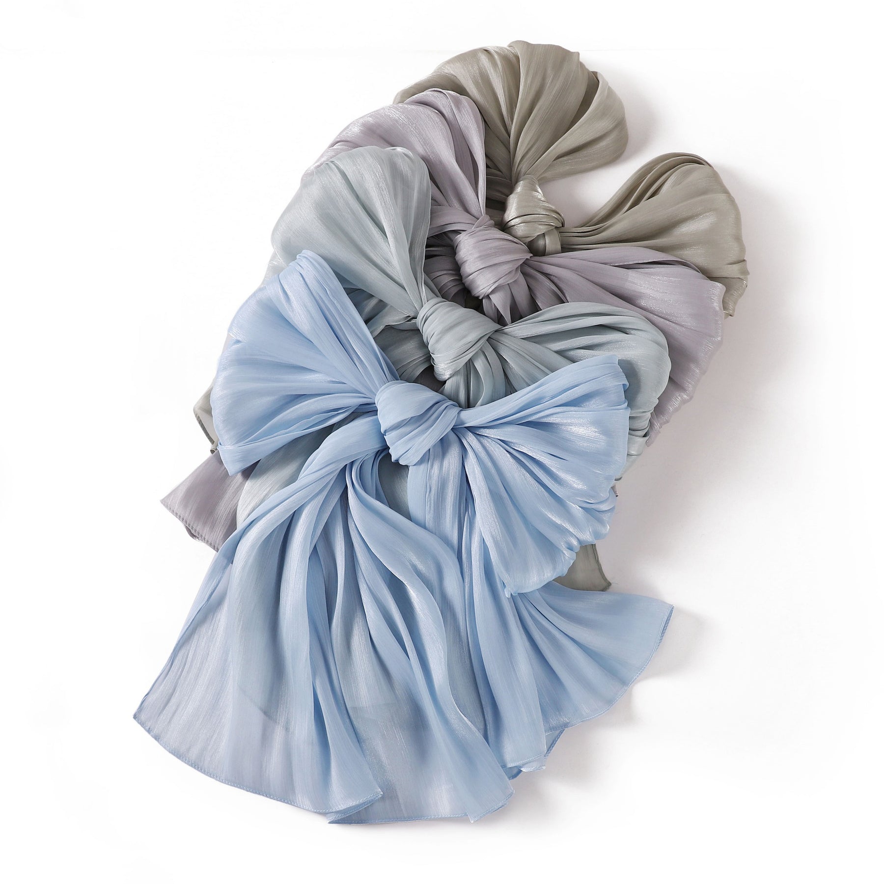 YZ206  Spring and summer new thin soft shiny silk shawl scarf
