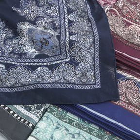 wj054  Printed breathable soft hijab
