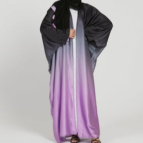 6750 Color Gradient Mobre Muslim Abaya