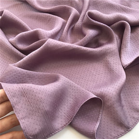 WJA35 Wrinkled Chiffon Solid Color Shawl