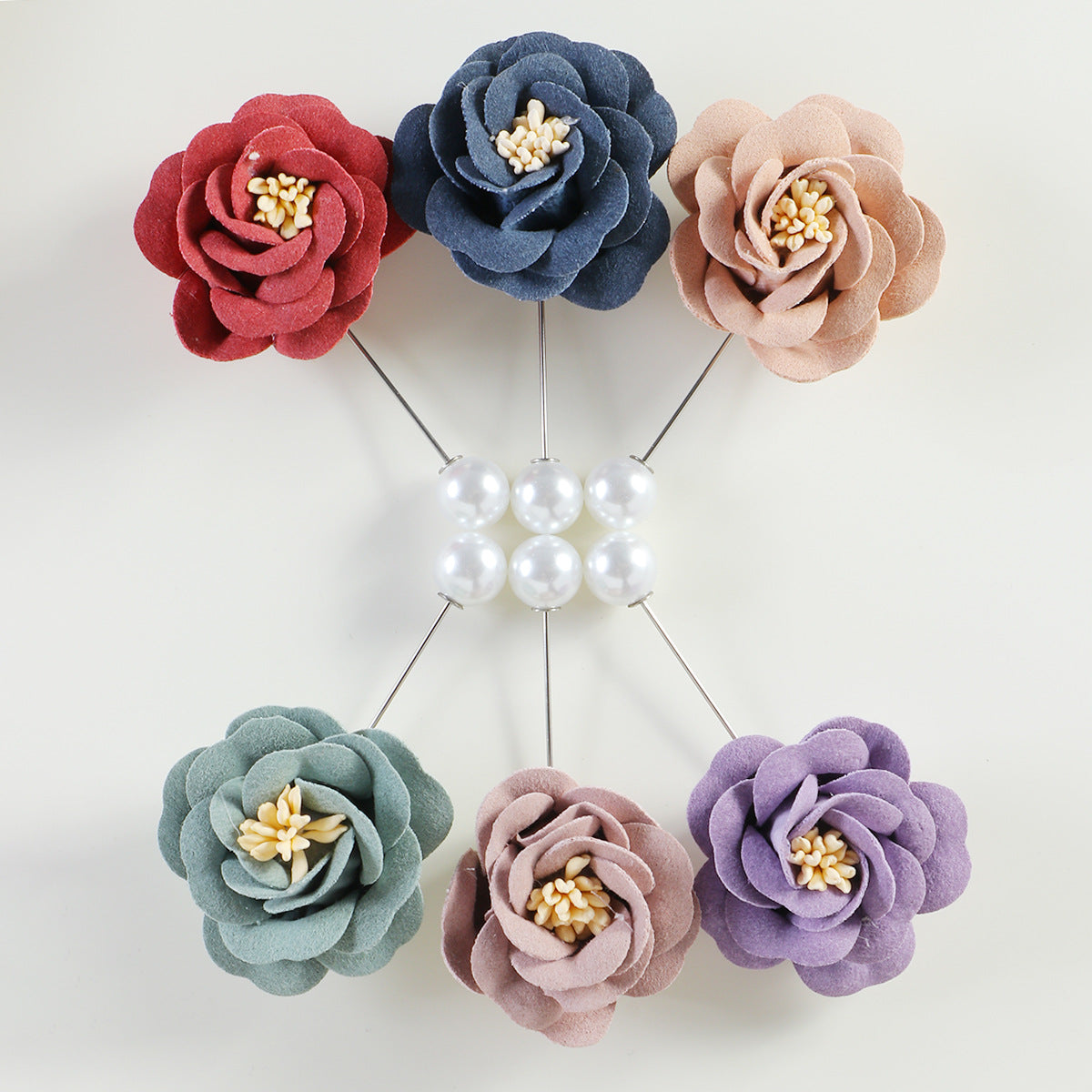 BZ012 Rose hijab/tudung pins