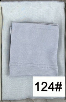HY006 Gorro de algodón de bambú fino, transpirable, de color sólido