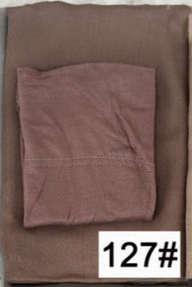 HY006 Gorro de algodón de bambú fino, transpirable, de color sólido