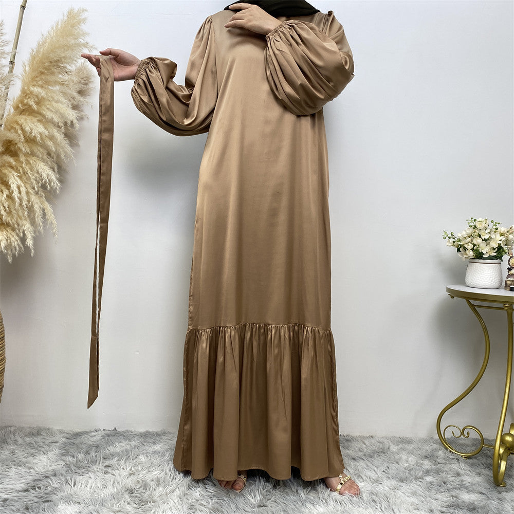 6531 plain muslim abaya dress