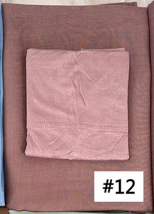 HY006 Gorro de algodón de bambú fino, transpirable, de color sólido