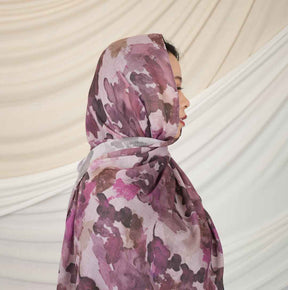 MD022  Modal single stitch Muslim hijab