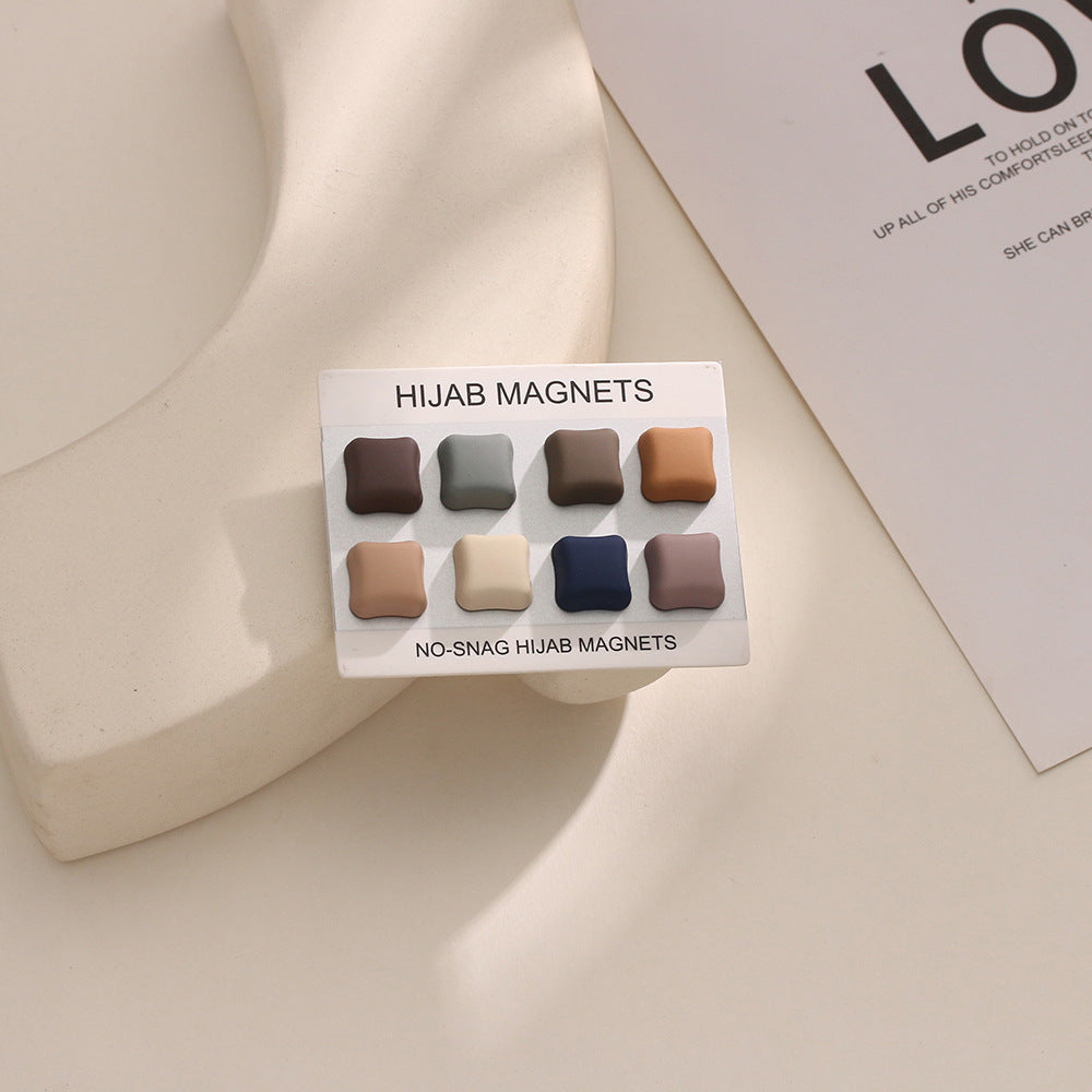 GR62004  Hijab accessories magnet square magnetic buckle