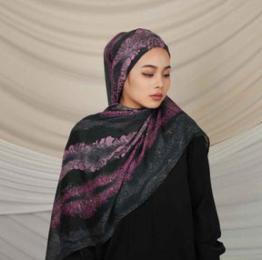 VI006 Modal double-sided penetration tie-dye Muslim hijab