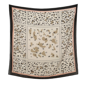 FJ856  110*110 floral print scarf