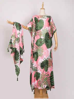 MYDP02 printed big robe - MinYang Fashion Apparel Accessory Manufacturer