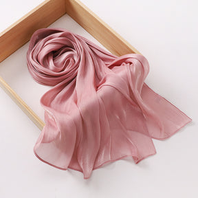 MSL348   New soft silk style bun head fashion gauze scarf travel vintage style scarf wholesale