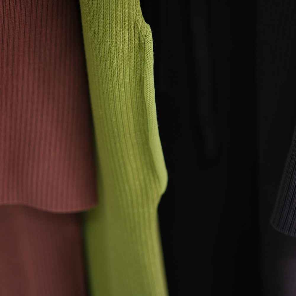 LR930  Autumn/Winter Thickened Jersey Loose Sweater Dress