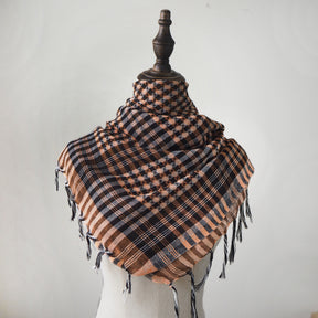 XA003  102*102cm Desert Tactical Tassel Scarf - MOQ:2