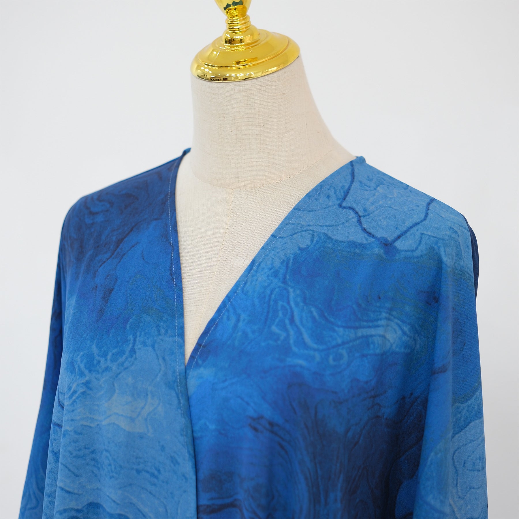 LR1158  Printed cardigan + hijab 2-piece set