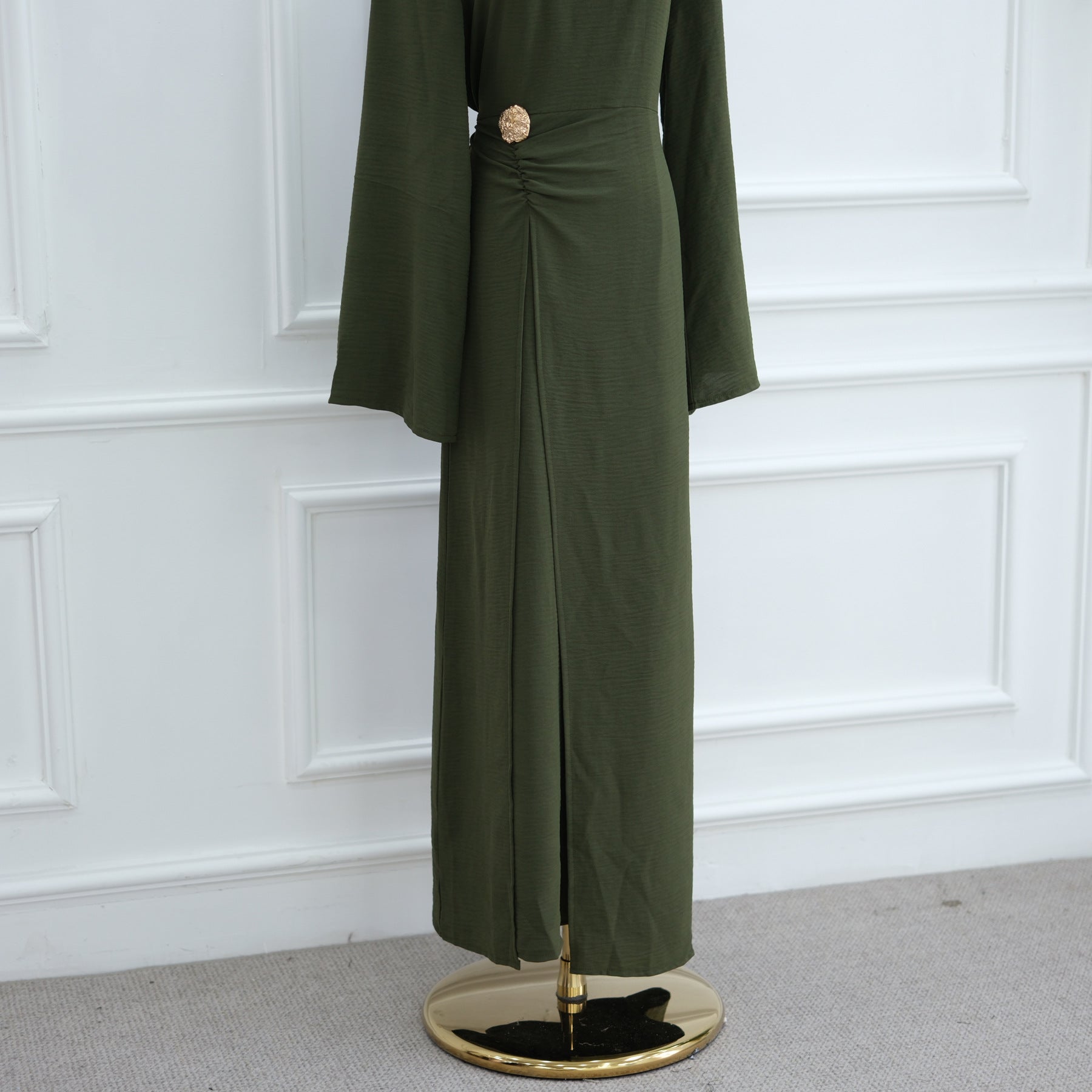 LR1077  Women's Plain Minimalist Dress for Daily Wear