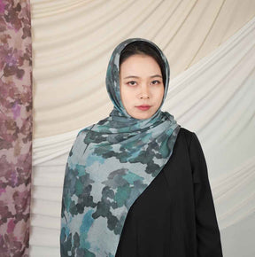 MD022  Modal single stitch Muslim hijab