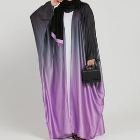 6750 Color Gradient Mobre Muslim Abaya