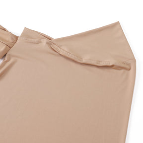 MSL305  Plain Chin-Covering Convenient Hijab Undercap