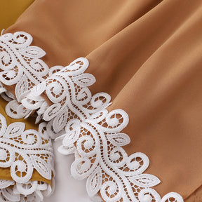 MSL258 plain pearl chiffon lace edge hijab scarf