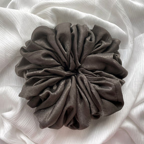 WJA40  Satin  Tencel Velvet Large Size Women's Big Head Flower Large Intestine Circle Tencel Hair Tie