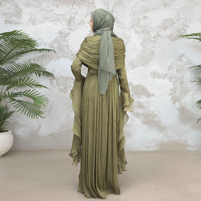 LR1169  Double-layer waist dress – no hijab