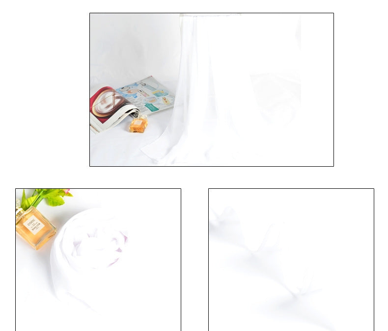QWS05  Long Plain Chiffon Sun Protection Hijab