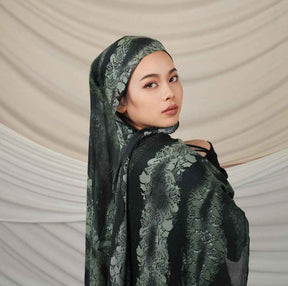 VI006 Modal double-sided penetration tie-dye Muslim hijab