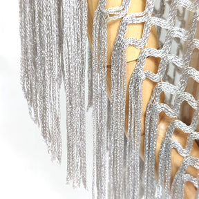 A2  Solid color knitted mesh hollow pullover shawl