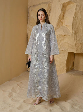 SMT240  Sheer mesh maxi dress – breathable luxury, elegantly effortless