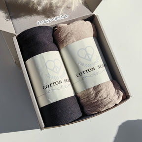 WJA168 Natural Wrinkle Rayon Scarf Solid Color Neck Scarf Cotton Linen Shawl - MinYang Fashion Apparel Accessory Manufacturer