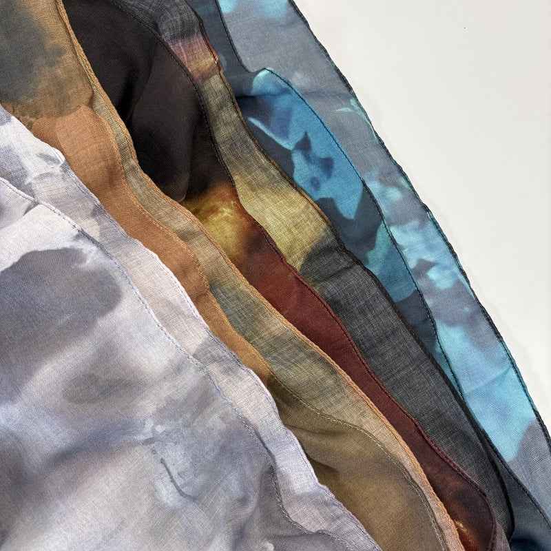 JB030  Printed Double-Sided Dye Penetration Soft Hijab