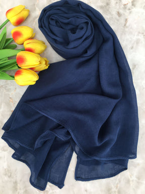 HY006  70X180CM 35COLRO  Thin Single Needle Modal hijab  +  jersery Knitted Hat cap