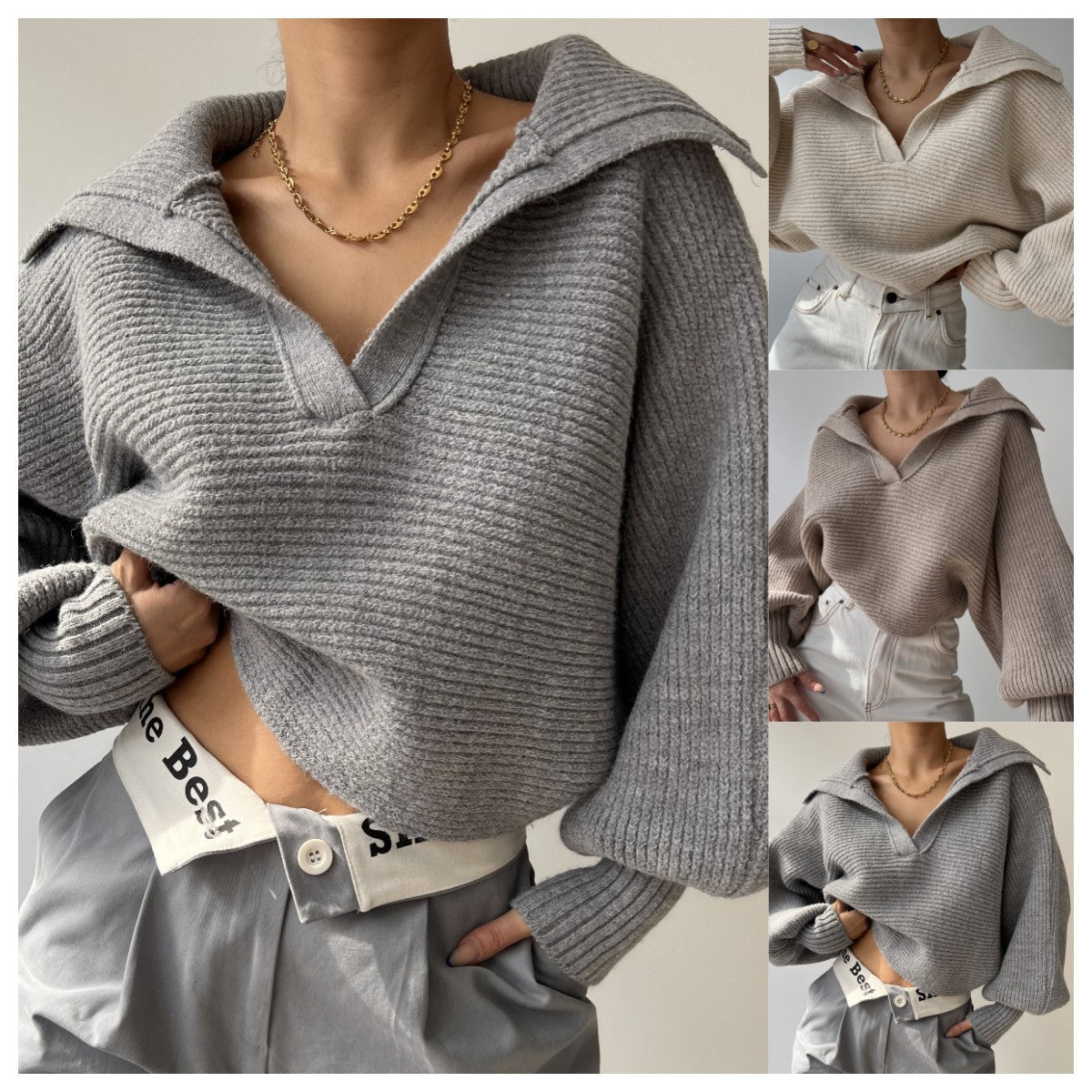 21138  Women's New Spring Printed Sweatshirt 2-Piece Set