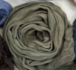 SS004 Plain Tassel Crinkle Modal Hijab