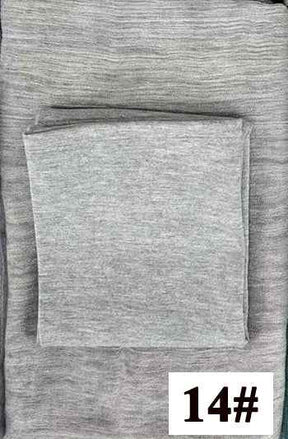 HY014  Textured Rayon Hijab with Cap