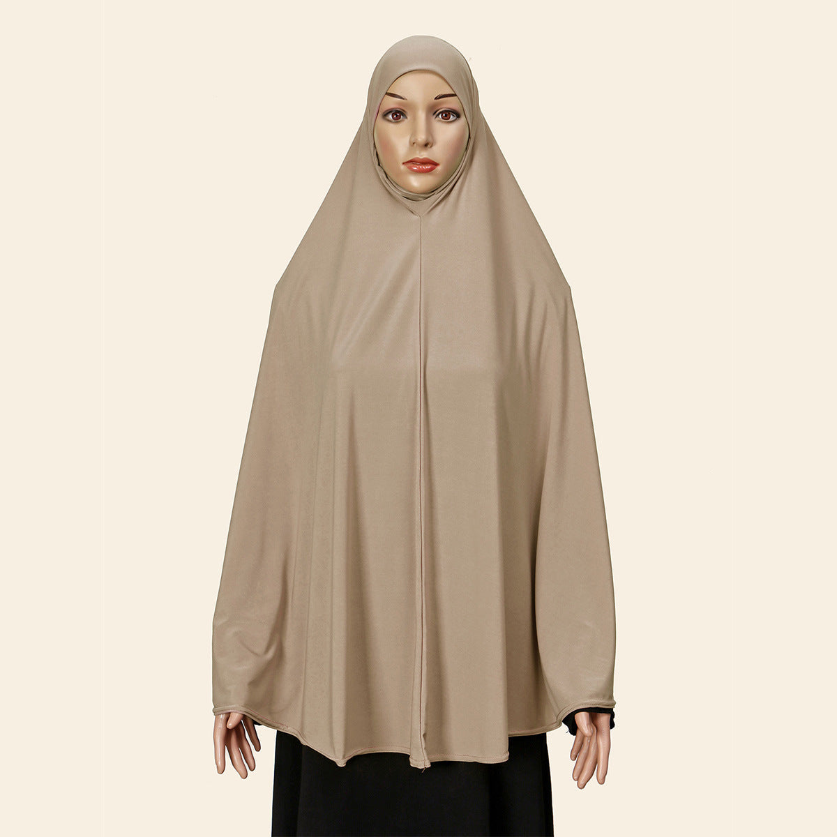 MSL087  Double crystal hemp women's hijab