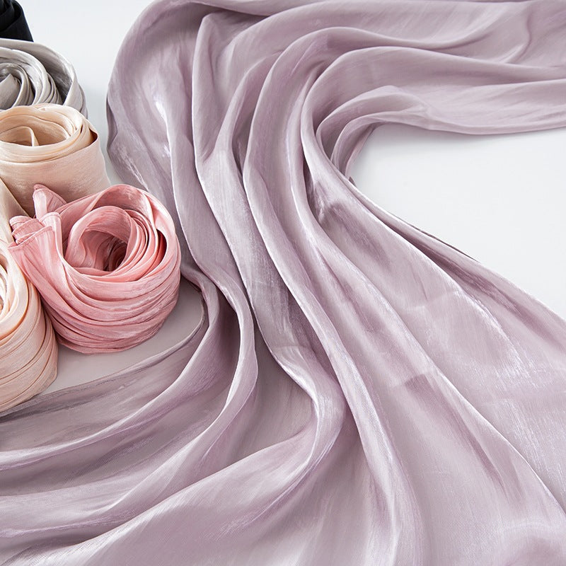 WJA269 Solid color headscarf scarf shawl