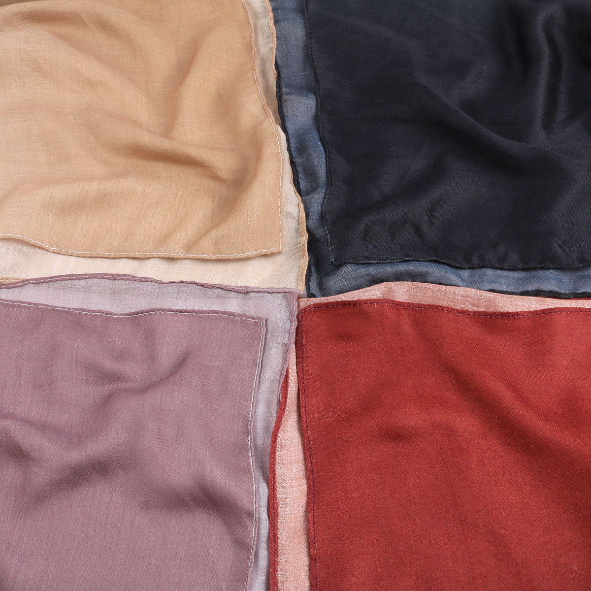 WJ004  Modal gradient color rayon long scarf