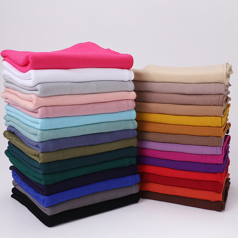 MSL270 Modal cotton solid color headscarf scarf