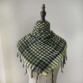 XA003  102*102cm Desert Tactical Tassel Scarf - MOQ:2