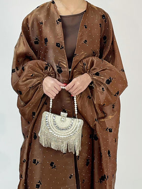 MGTZ  Muslim Abaya Rose Dress