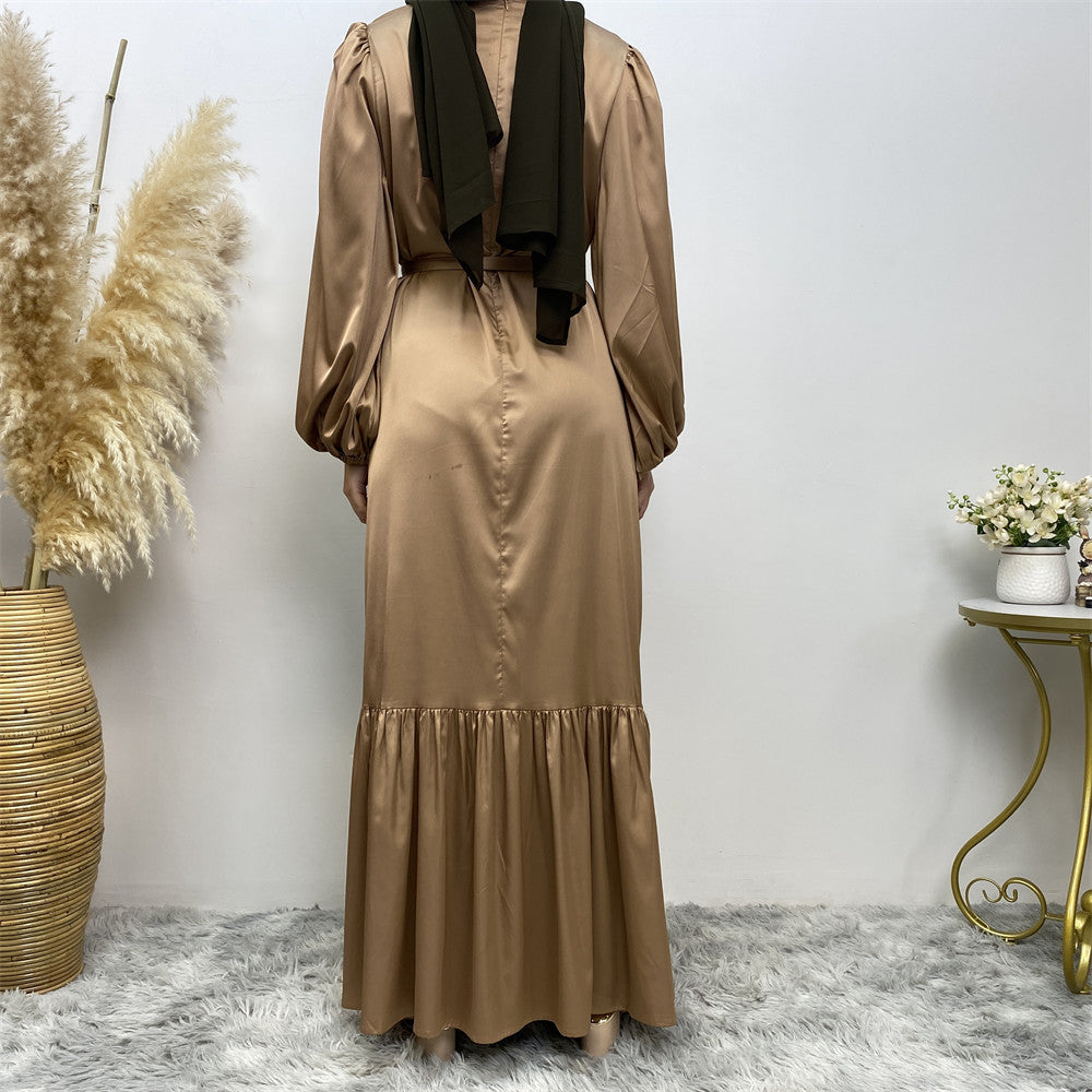 6531 plain muslim abaya dress