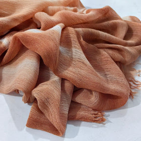 WJA485  Gradient Tie-Dye Autumn/Winter Crinkled Hijab