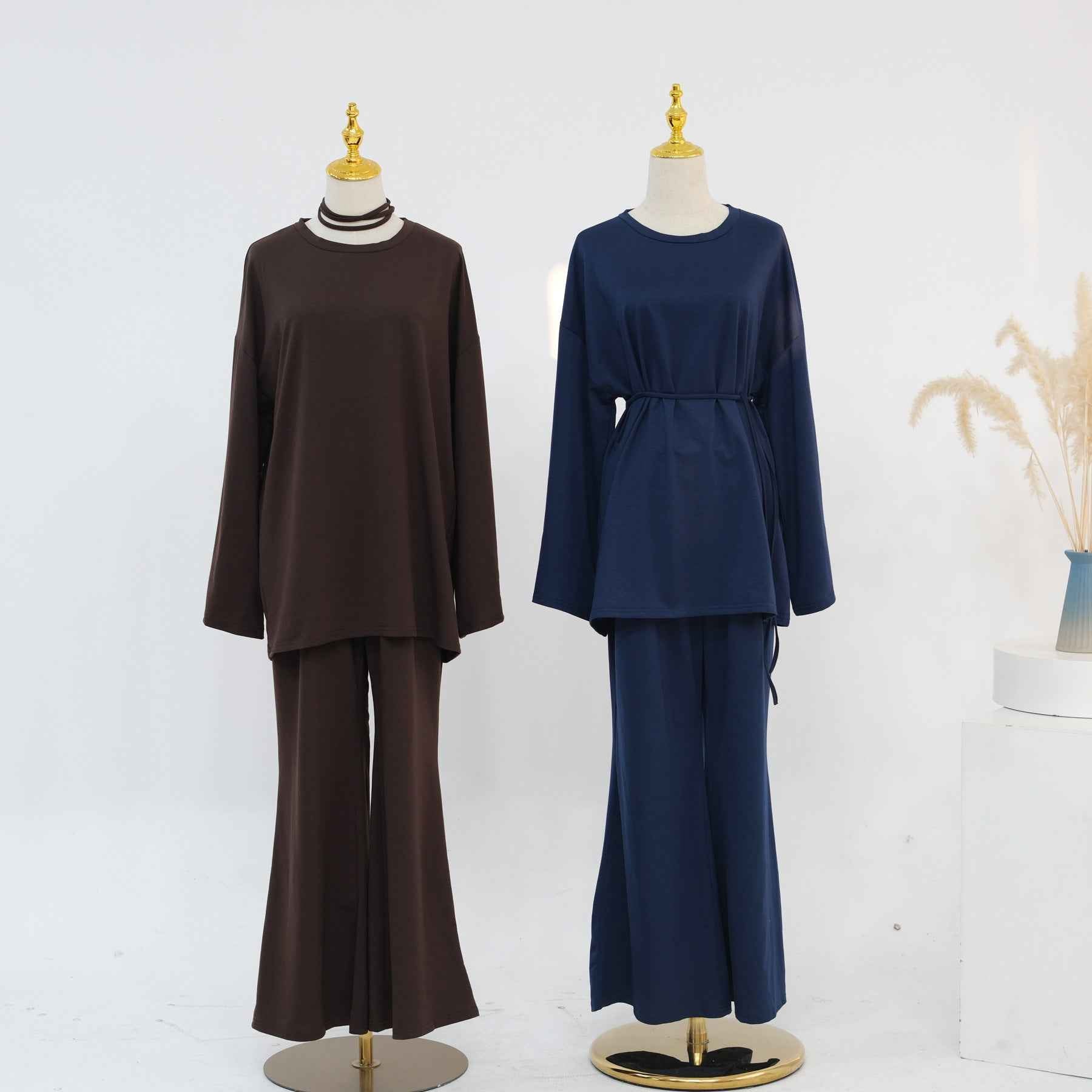 LR1131&LR1132 Plain 2-Piece Set - Available in Two Fabric Options