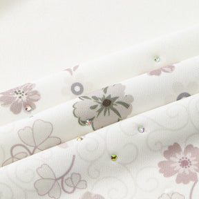 MSL235  Floral Printed Polyester Instant Hijab