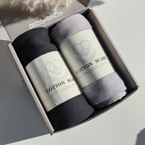 WJA168 Natural Wrinkle Rayon Scarf Solid Color Neck Scarf Cotton Linen Shawl - MinYang Fashion Apparel Accessory Manufacturer